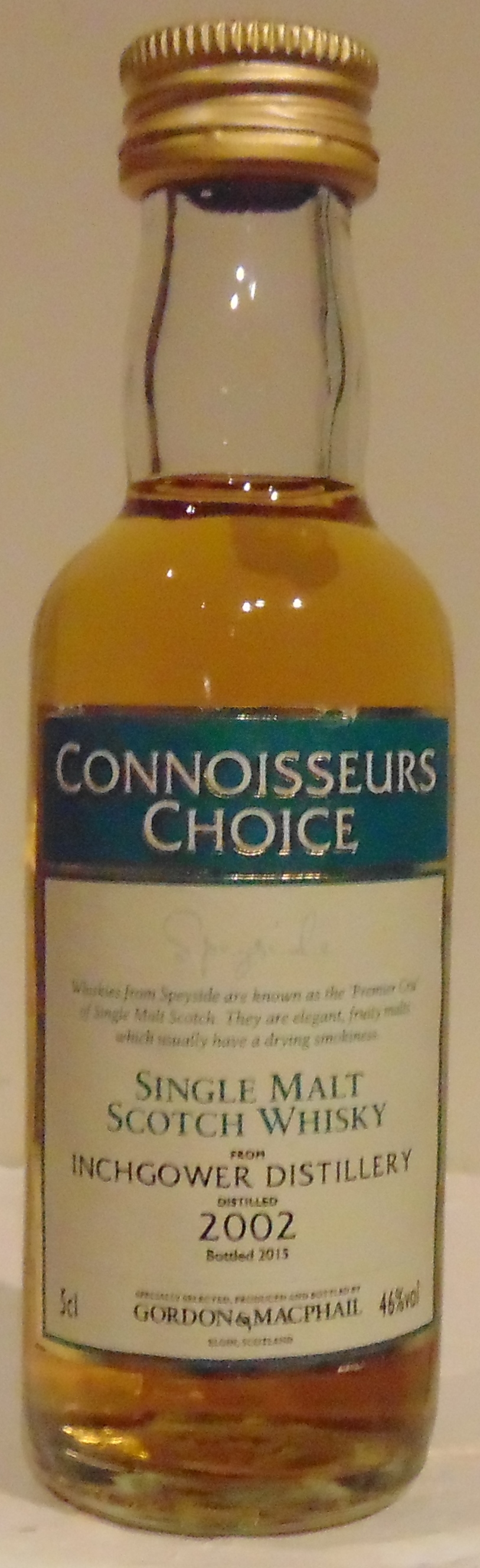 Inchgower Distillery 5cl