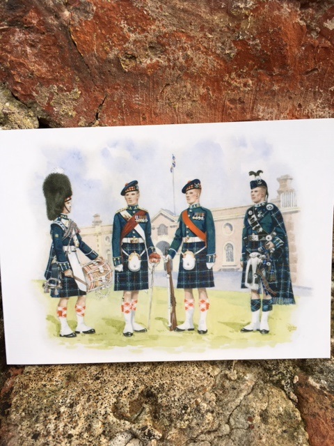Seaforth Highlanders 1960 Christmas Card
