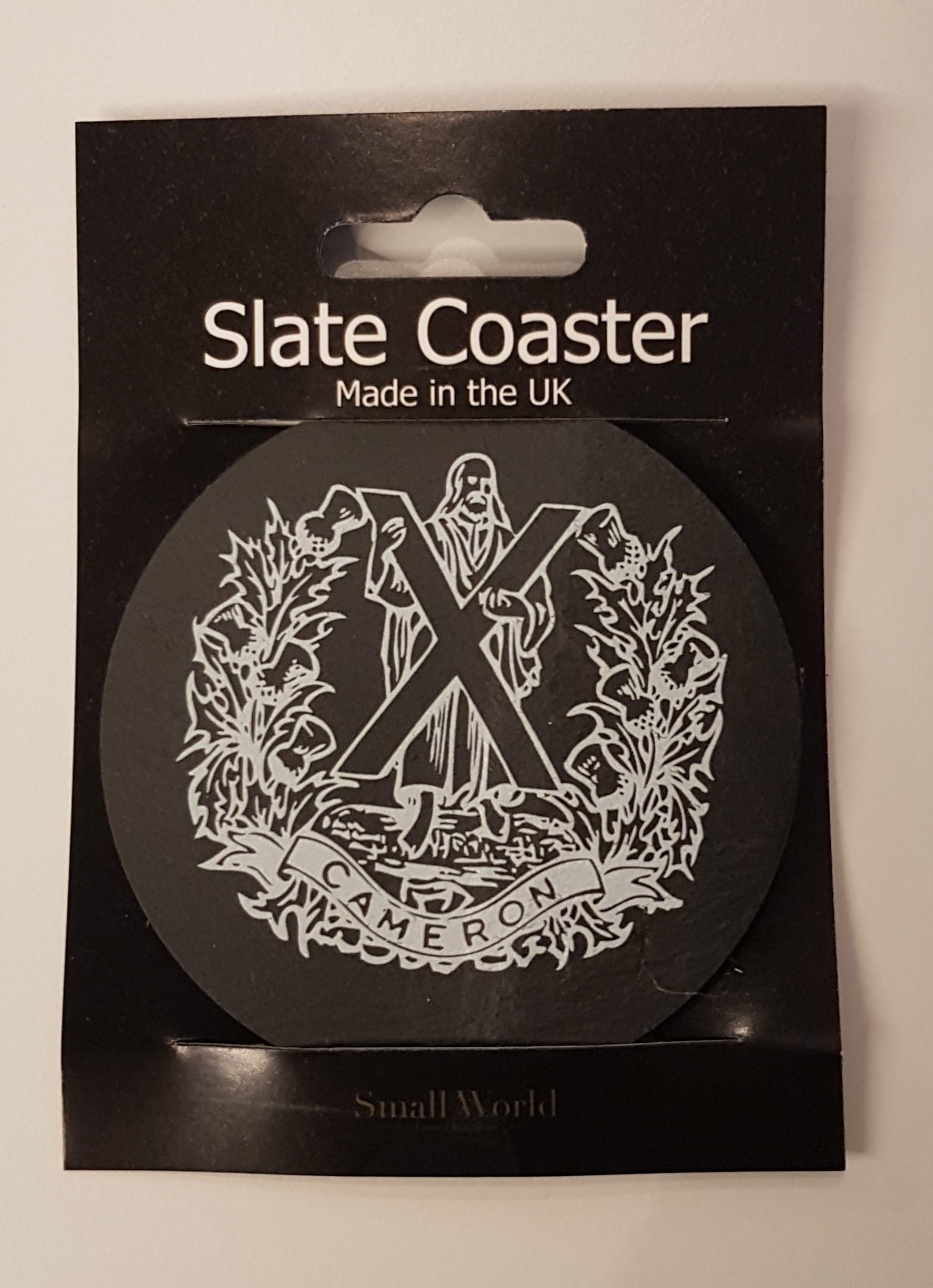 Slate Coaster - The Queen's Own Cameron Highlanders