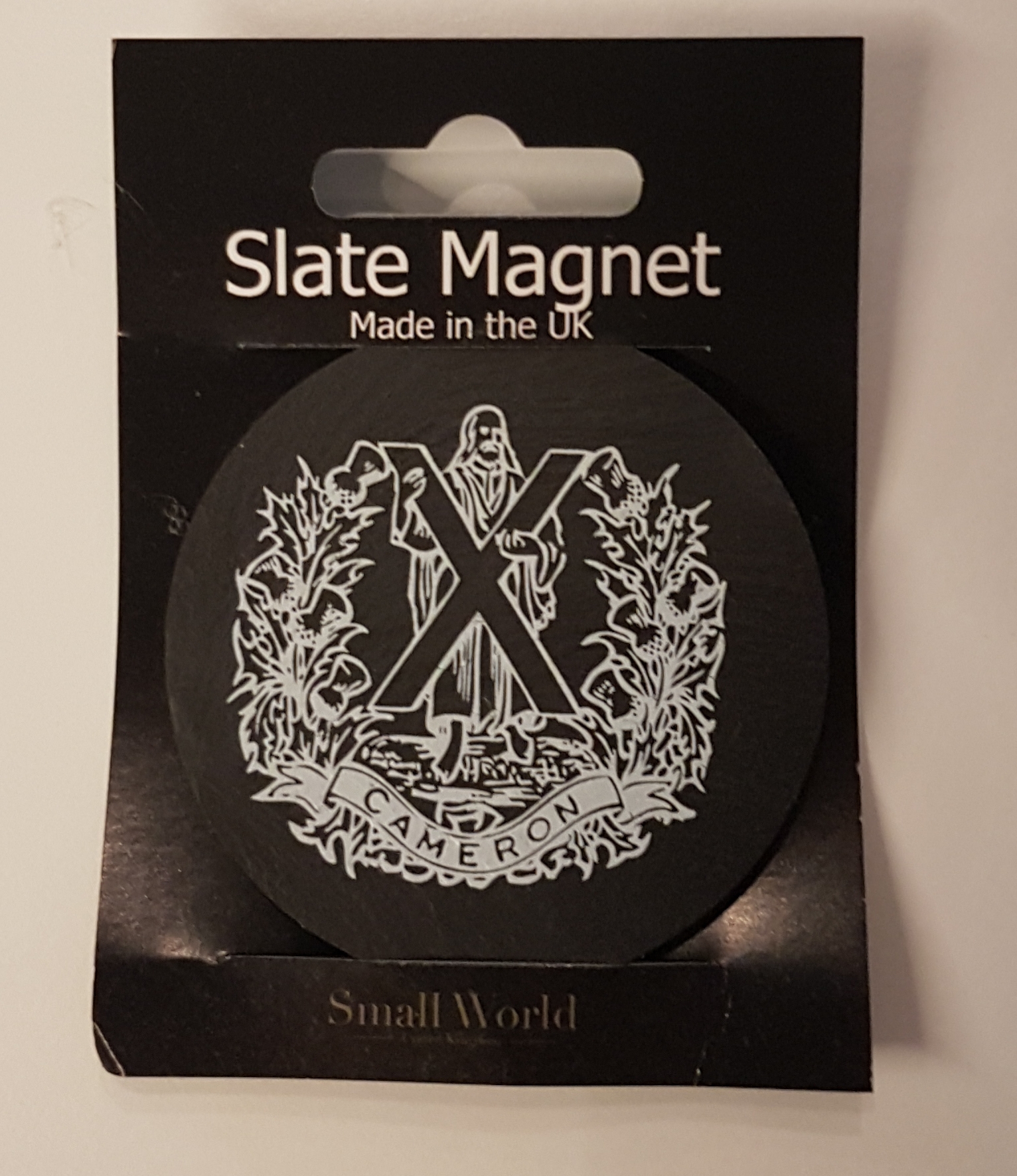 Slate Magnet - The Queen's Own Cameron Highlanders