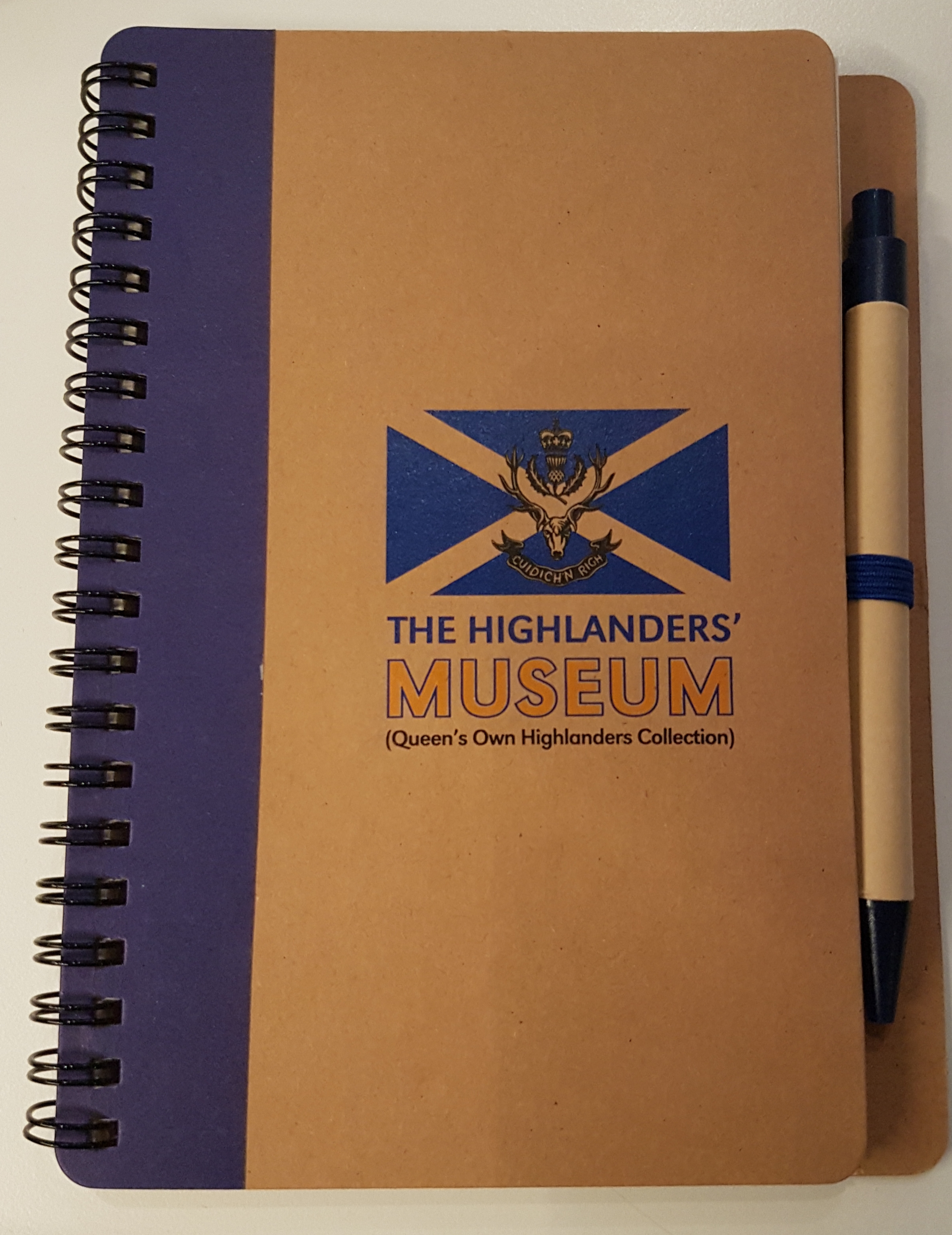 The Highlanders' Museum Recycled Notebook & pen