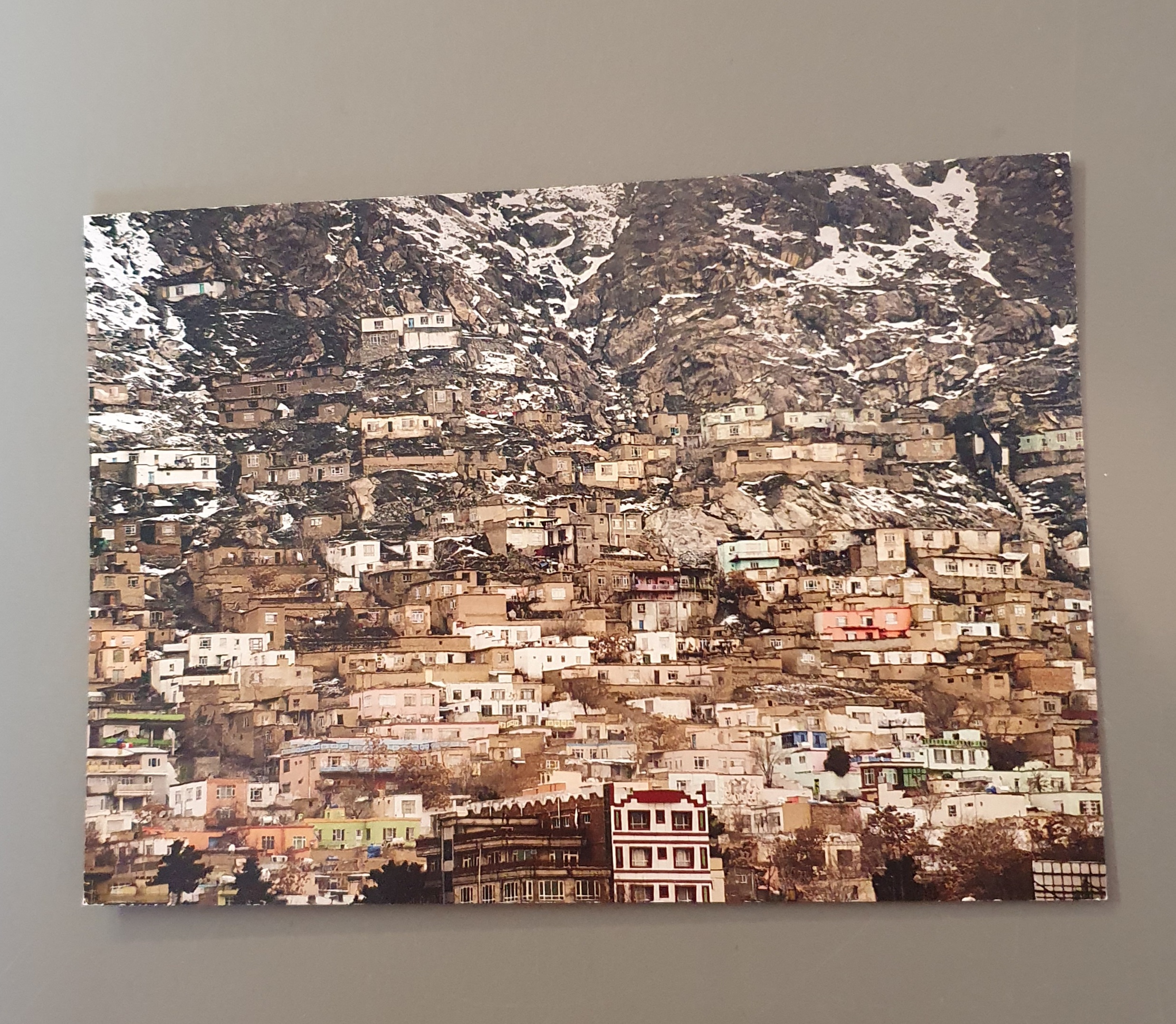 Outskirts of Kabul, Afghanistan postcard
