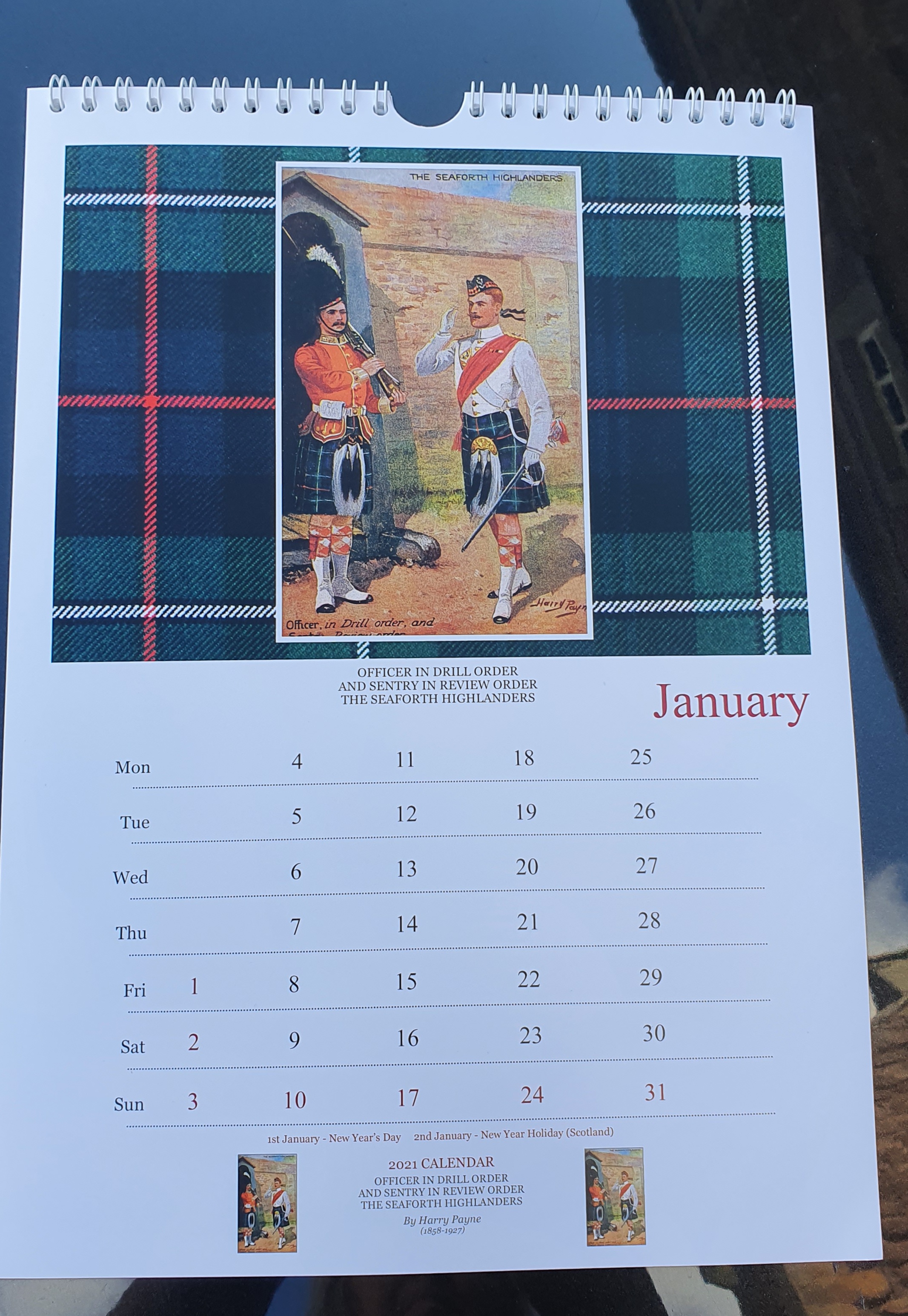 The Queen's Own Cameron Highlanders 2021 Calendar