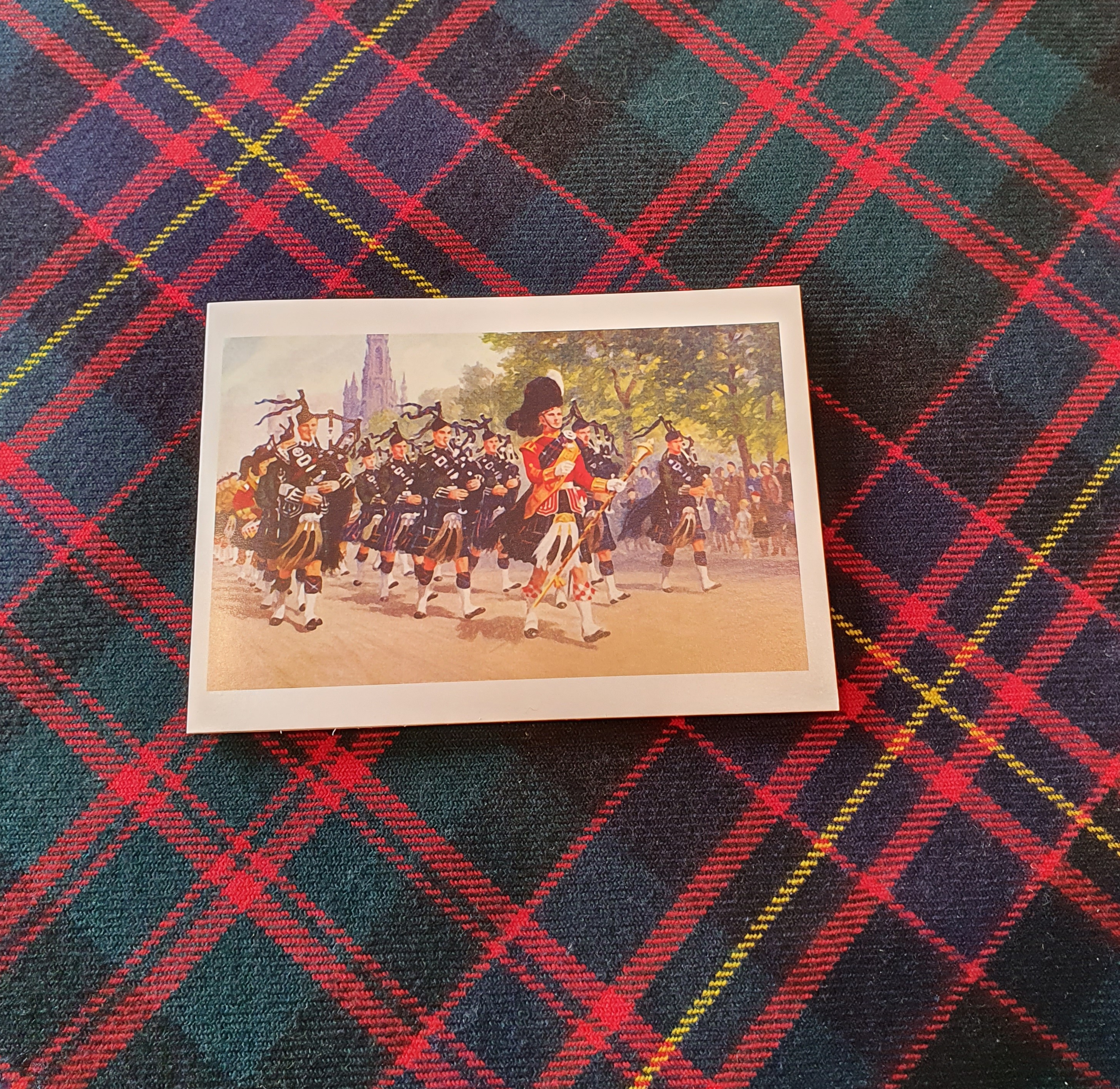 The Pipes & Drums of the 1st Bn. Seaforth Highlanders Christmas Card