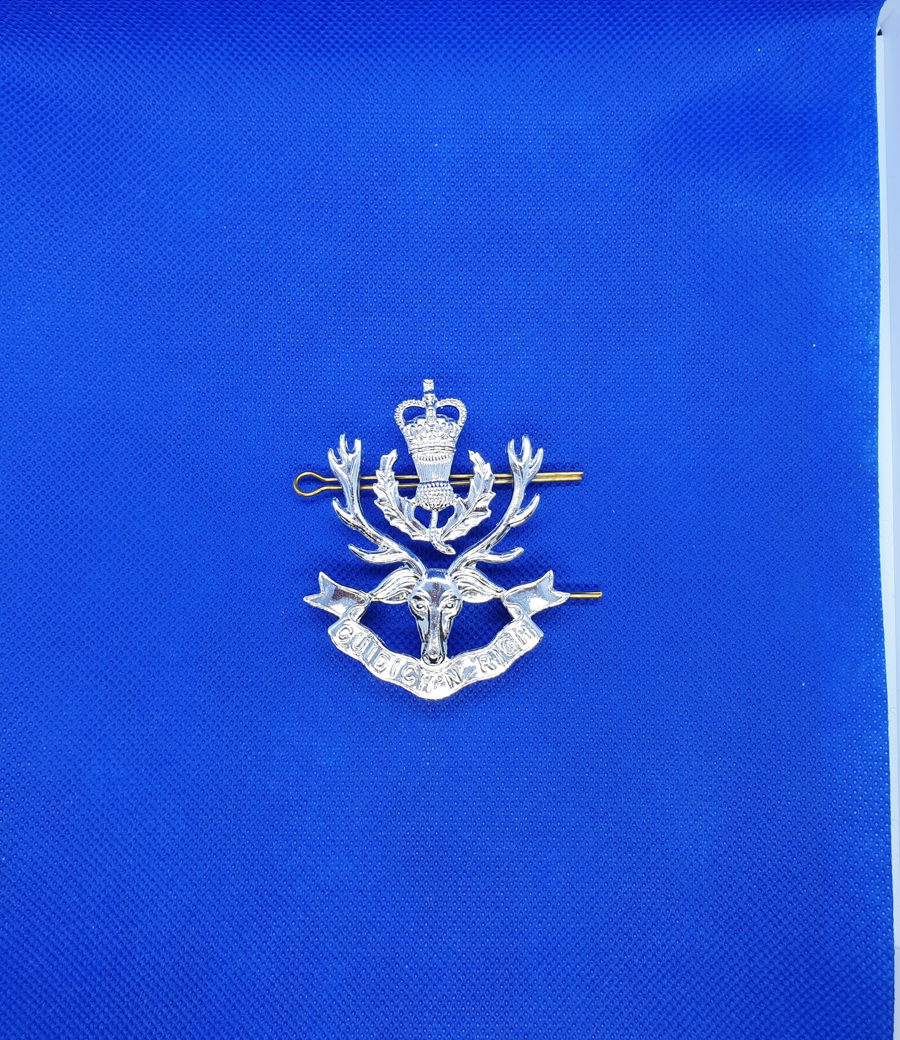 Queens Own Highlanders (Seaforth and Camerons) Cap Badge