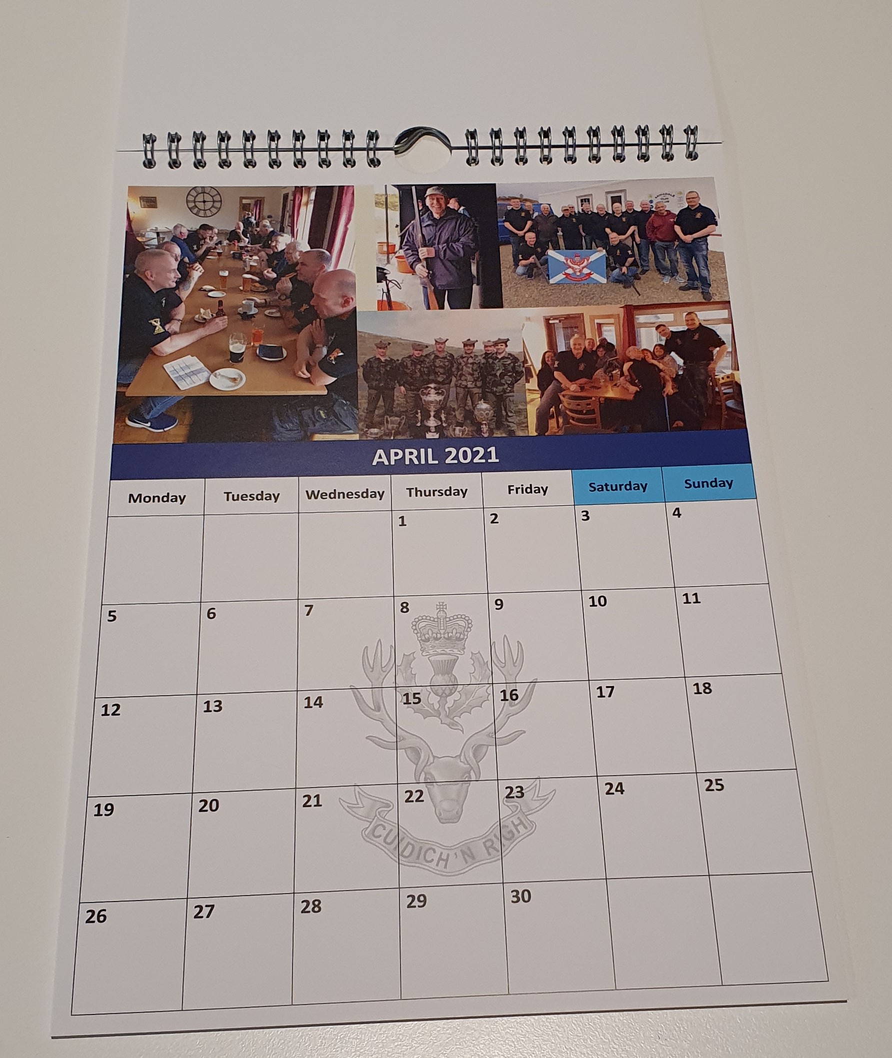 Queen's Own Highlanders Caithness Branch Calendar 2021