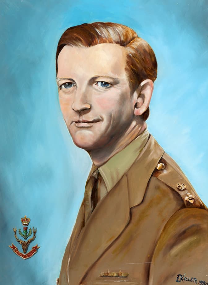 Portrait of Lieutenant Colonel Blair, Queens Own Highlanders, 1980