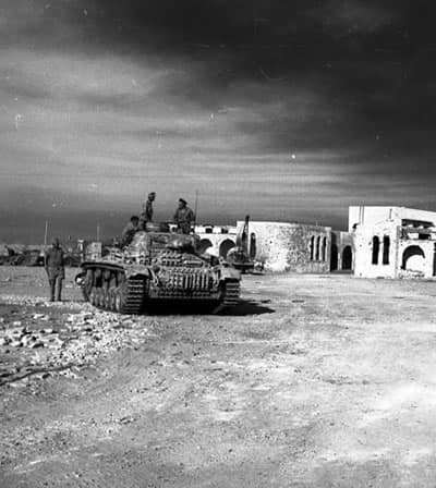 German tank at Tobruk