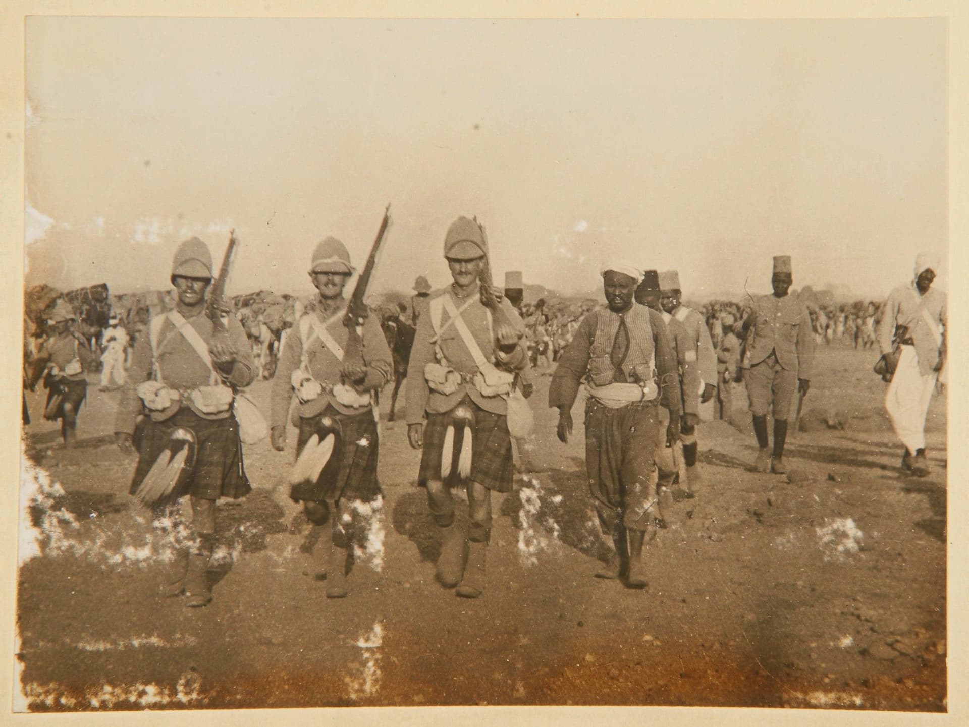 79th Cameron Highlanders, Sudan, 1898 just before Rose's arrival in Egypt