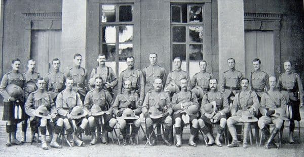 Officers of the 1st Camerons during the Boer War - courtesy of angloboerwar