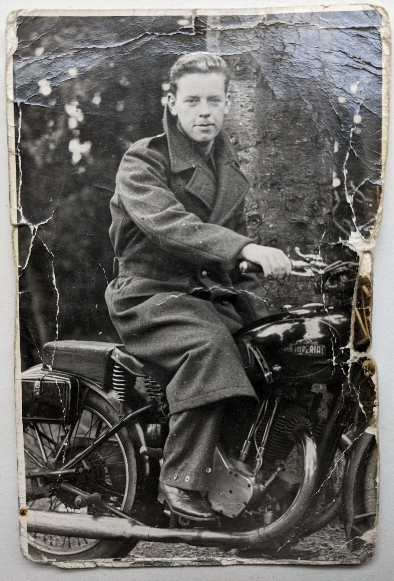 Andrew Munn, undated, possibly whilst on home leave in 1941