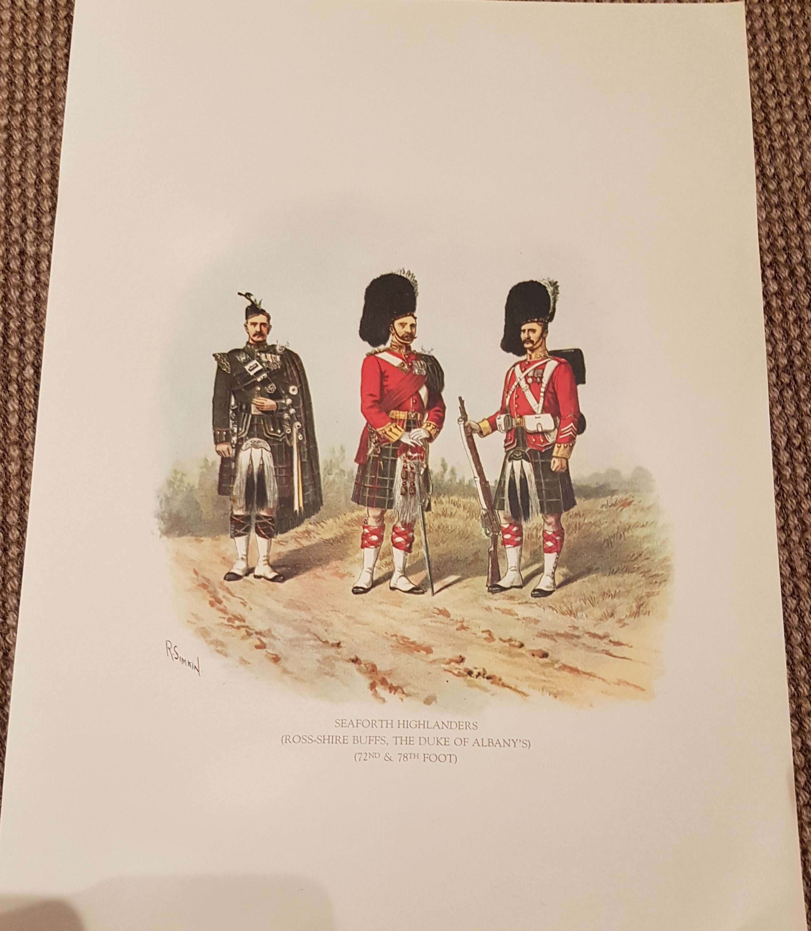 Seaforth Highlanders ( Ross-shire Buffs) poster