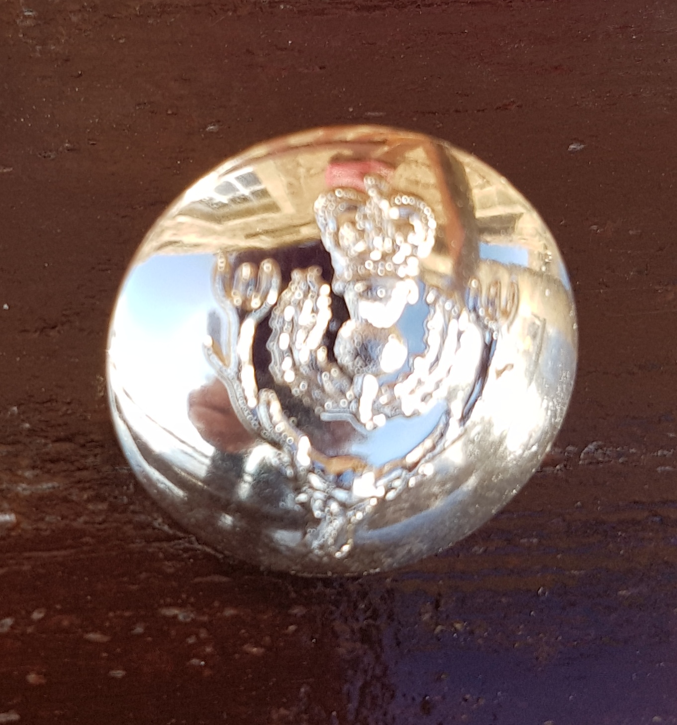 Queen's Own Highlander Oval Blazer Button (Large)