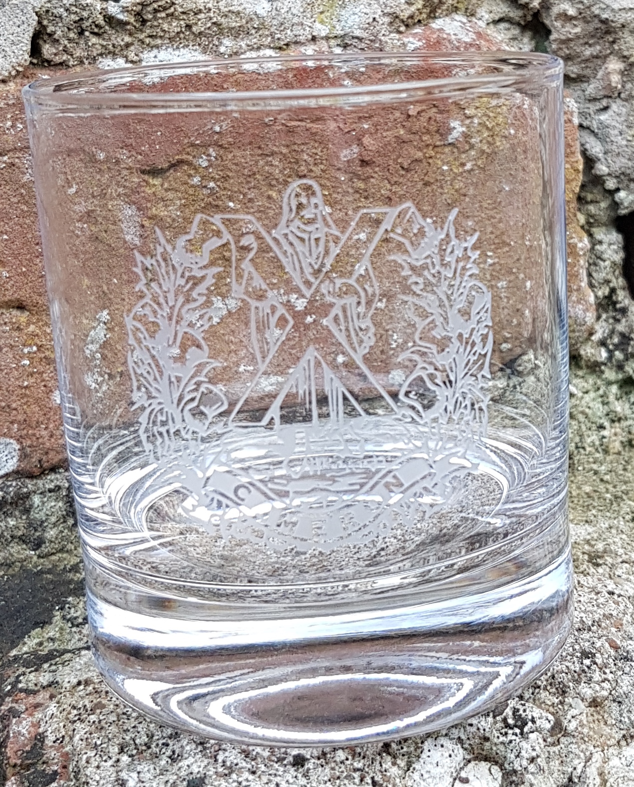 Whisky Glass - The Queens Own Cameron Highlanders